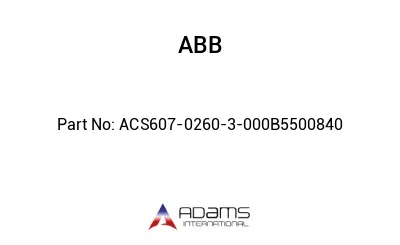 ACS607-0260-3-000B5500840