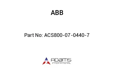 ACS800-07-0440-7