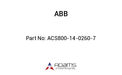 ACS800-14-0260-7
