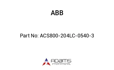 ACS800-204LC-0540-3