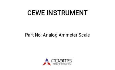 Analog Ammeter Scale