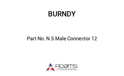 N.5 Male Connector 12