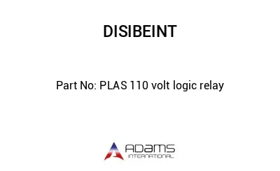 PLAS 110 volt logic relay