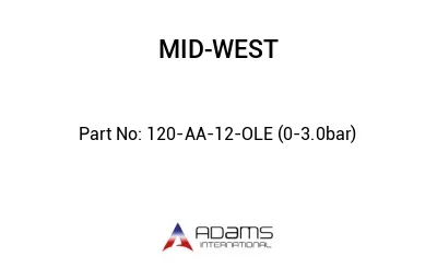 120-AA-12-OLE (0-3.0bar)