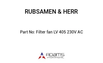 Filter fan LV 405 230V AC