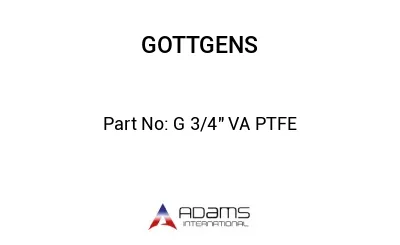 G 3/4" VA PTFE