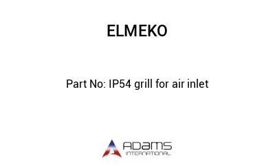IP54 grill for air inlet