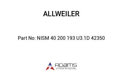 NISM 40 200 193 U3.1D 42350