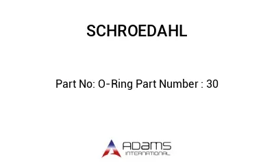 O-Ring Part Number : 30