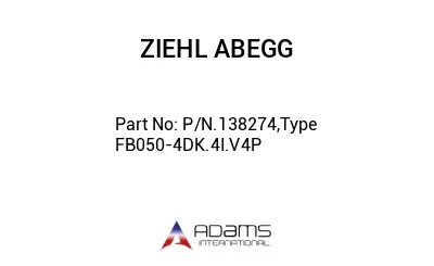 P/N.138274,Type FB050-4DK.4I.V4P