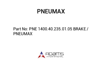 PNE 1400.40.235.01.05 BRAKE / PNEUMAX