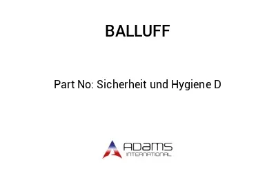 Sicherheit und Hygiene D									