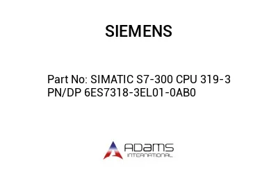 SIMATIC S7-300 CPU 319-3 PN/DP 6ES7318-3EL01-0AB0