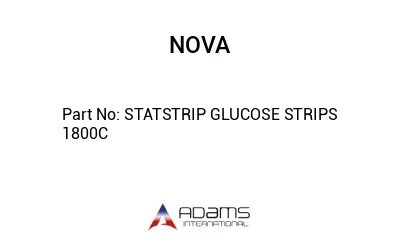 STATSTRIP GLUCOSE STRIPS 1800C