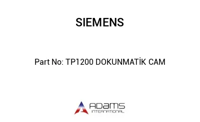 TP1200 DOKUNMATİK CAM